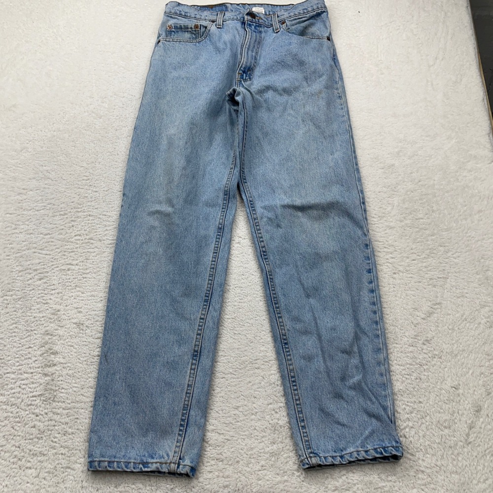 Levi's‎ 550 Relaxed Fit Tapered Leg Jeans Mens W34 L32 Light Wash Denim
